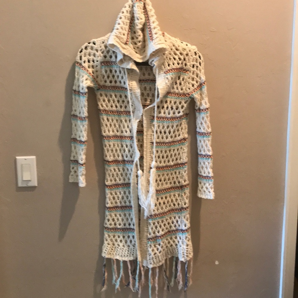 Beach sweater cover up